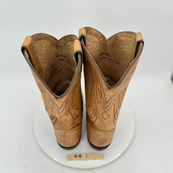 Frye Billy Tall Men Size 10B Women 11B 77697 Light Tan Leather Cowboy Boot - Picture 9 of 15